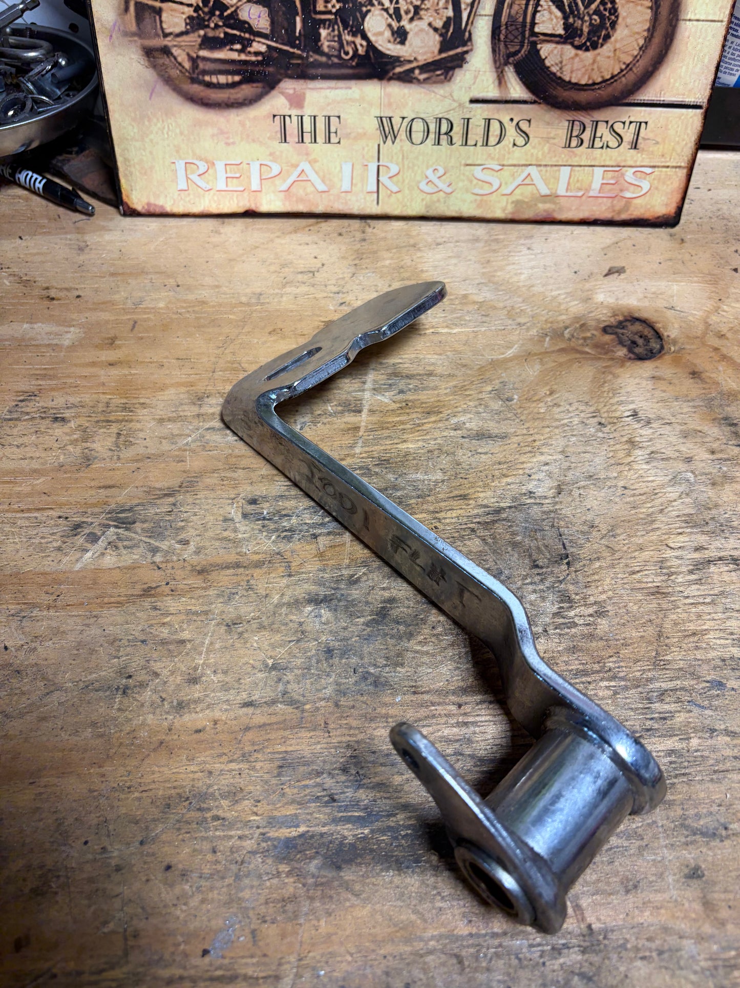 Harley OEM Rear Brake Pedal Lever 42407-87C 2001 FLHT Touring Used