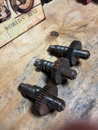 Harley Evolution Big Twin Camshaft Lot 3 Cams 1984-1999 Used Rust Wear