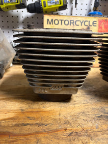 S&S 3-5/8 Big Bore Cylinders Natural Finish Evo Harley 1984-1999 Used