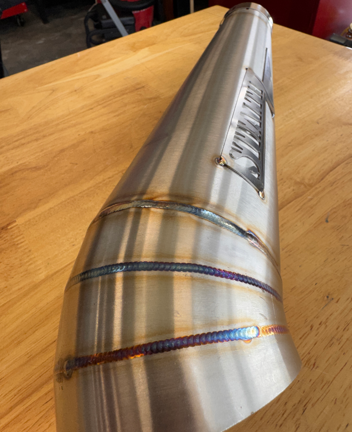 Streetsweeper Cone-Style Turndown 2.25" Slip On Muffler