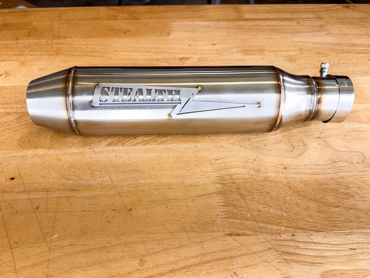 Burner 2.25" Slip On Muffler