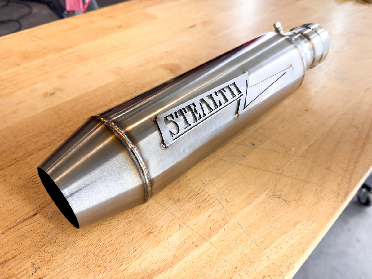 Burner 2.25" Slip On Muffler