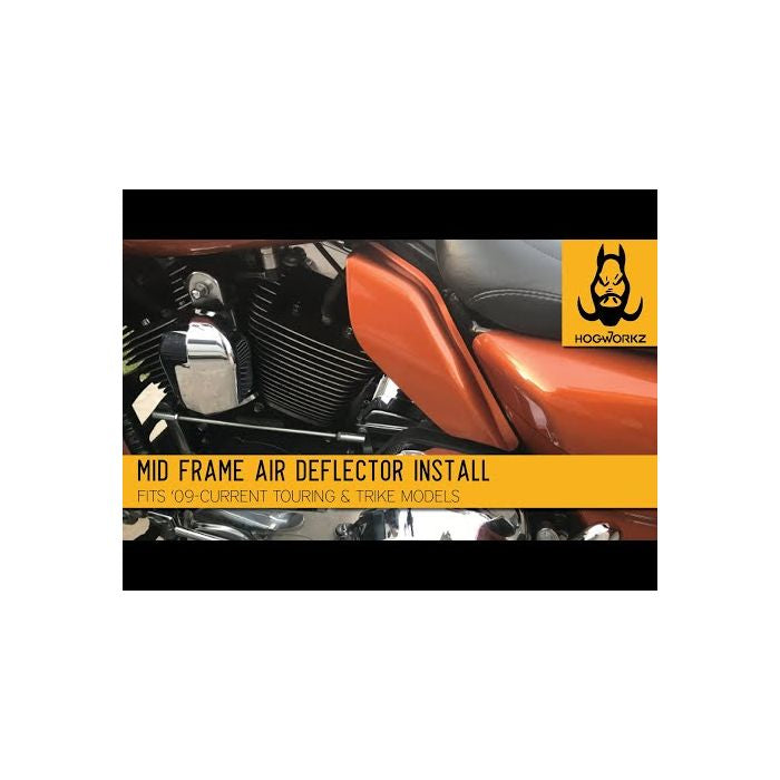 Color Matched Mid-Frame Air Deflectors for Harley® Touring '09-'24