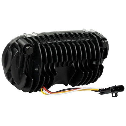 Black LED Headlight for '18-'24 Harley® Fat Bob from HOGWORKZ back
