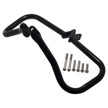 Harley® Softail Deluxe FLSTN Saddlebag Guards in Black from HOGWORKZ® with hardware