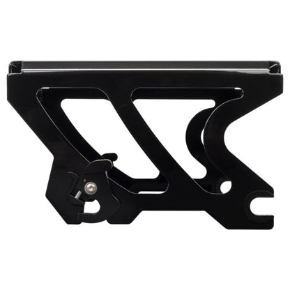 Black solo Tour Pack Mount for Harley® Softail Low Rider / Sport Glide from HOGWORKZ side