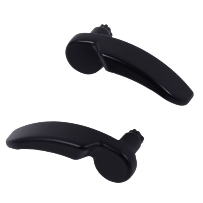 Harley saddlebag lid levers from HOGWORKZ in black