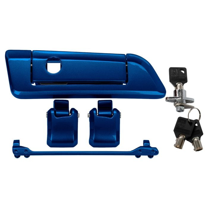 Brilliant Blue Tour Pack Hinges & Latch Kit for Indian® Motorcycles
