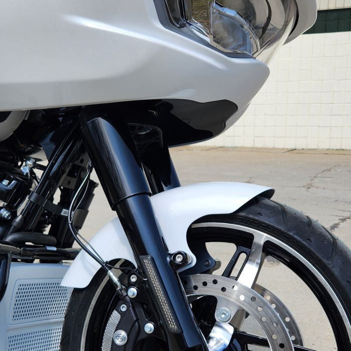 white onyx pearl HOGWORKZ 21" Chopped Front Fender for Harley® Touring