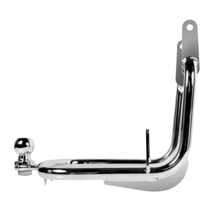 Chrome Harley® Motorcycle Trailer Hitch & Receiver side view