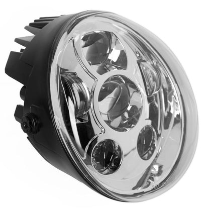 Harley® V-Rod '02-'17 Chrome LED Headlight angle