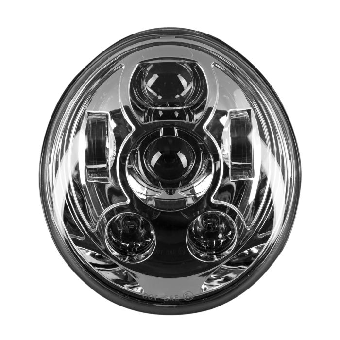 Harley V-Rod '02-'17 Chrome LED Headlight