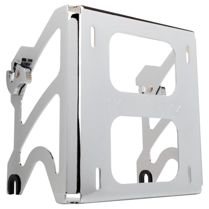 Chrome Solo Tour Pack Mount for Harley® Softail Low Rider / Sport Glide from HOGWORKZ angle