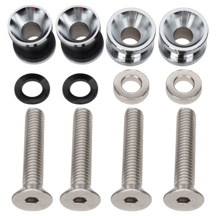 Chrome Solo Tour Pack Mount for Harley® Softail Low Rider / Sport Glide from HOGWORKZ docking kit