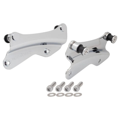 Chrome Detachable Tour Pack Luggage Conversion Kit for Harley® Touring from HOGWORKZ docking hardware