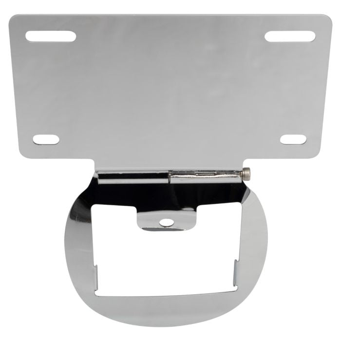 Chrome Detachable Tour Pack Luggage Conversion Kit for Harley® Touring from HOGWORKZ plate holder