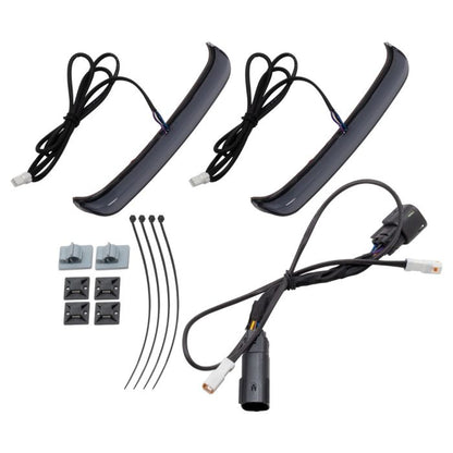 Chrome Detachable Tour Pack Luggage Conversion Kit for Harley® Touring from HOGWORKZ lighting kit