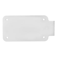 HOGWORKZ® Chrome Vertical Saddlebag License Plate Mount front