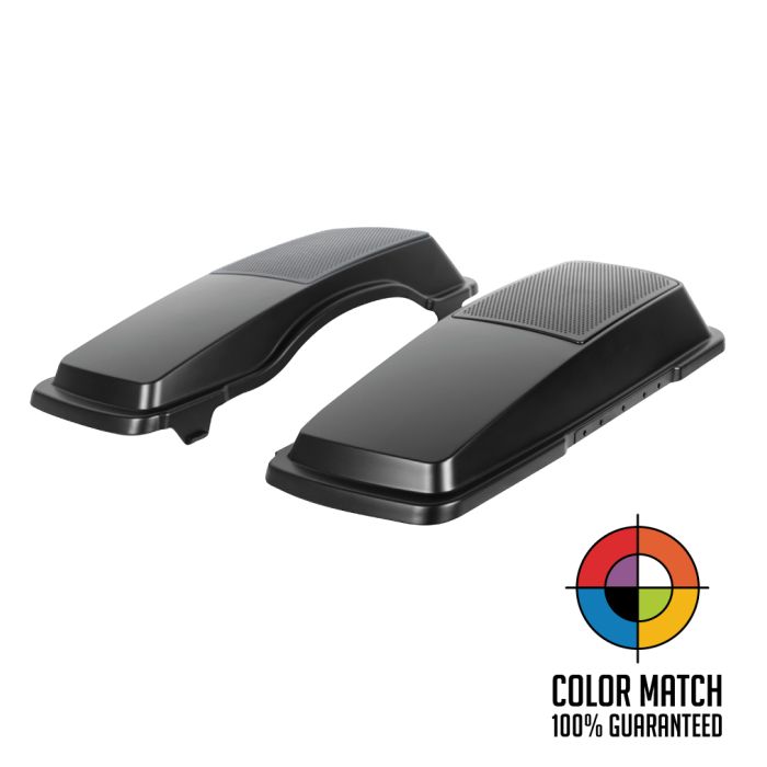 Color Match Harley® Touring Saddlebag Speaker Lids fits '94-'13 from HOGWORKZ