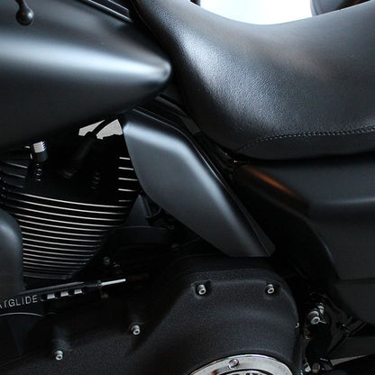 Color Match Harley® Touring Mid-Frame Air Deflectors from HOGWORKZ denim black