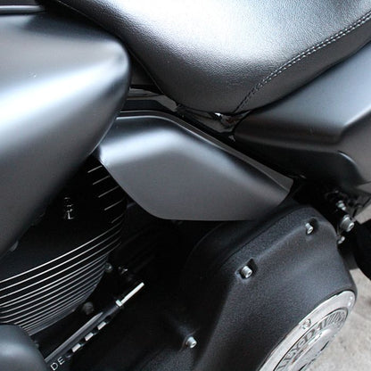 Color Match Harley® Touring Mid-Frame Air Deflectors from HOGWORKZ Harley denim black