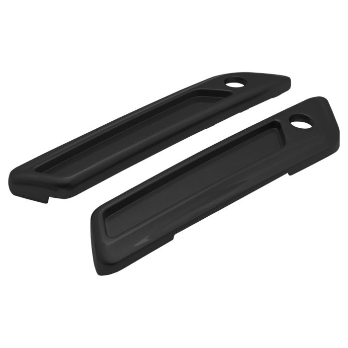 Color Match Saddlebag Latch Covers for Harley® Touring from HOGWORKZ in black