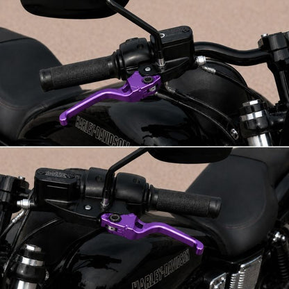 HOGWORKZ® Purple Performance Brake & Clutch Levers for Harley® Dyna / Softail / Touring