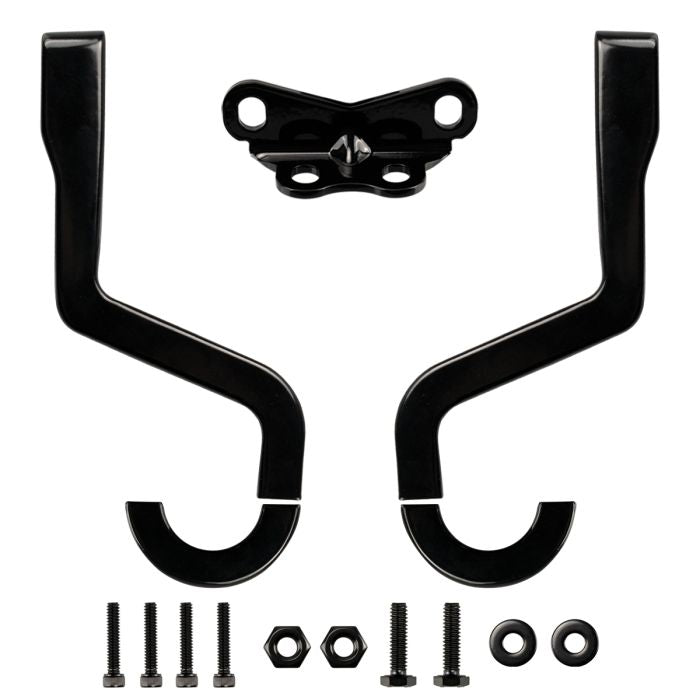 Black Fairing Support Kit for Harley® Low Rider ST FXLRST from HOGWORKZ angle