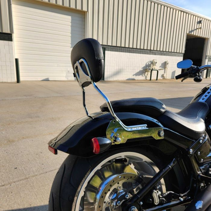 fat boy backrest in chrome