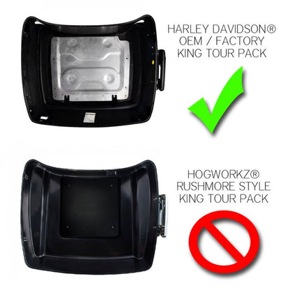 HOGWORKZ® '14-'23 OEM King Tour Pack Liner  difference
