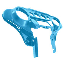 Electric Blue Front Inner Speedometer Cowl Fairing for Harley® Touring from HOGWORKZ® angle
