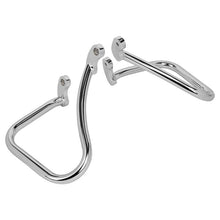 Harley Softail Saddlebag Guards in Chrome from HOGWORKZ left