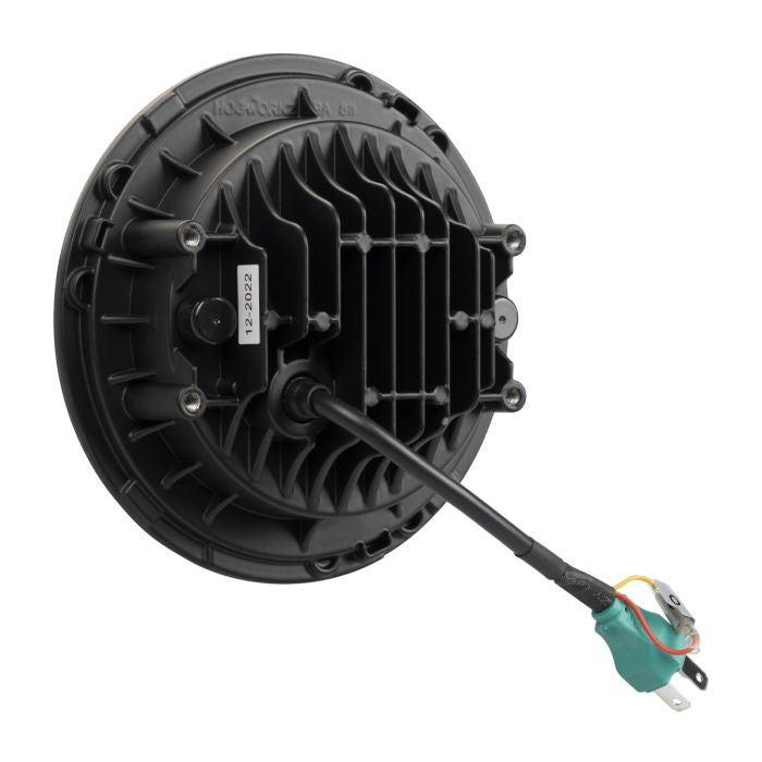 7" LED Black HALOMAKER® Headlight for Harley® Softail '18-'26