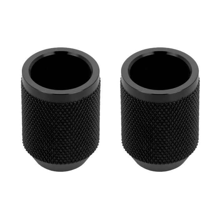 Black Anodized Knurled T-6061 Sliders for HOGWORKZ® Performance Engine Guards