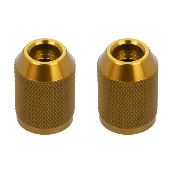 Gold Anodized Knurled T-6061 Sliders for HOGWORKZ® Performance Engine Guards