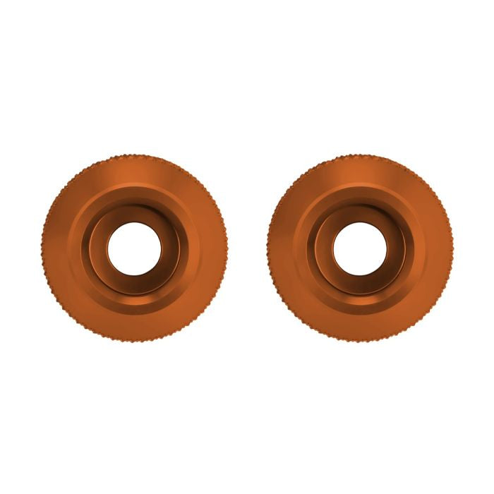 Orange Anodized Knurled T-6061 Sliders for HOGWORKZ® Performance Engine Guards