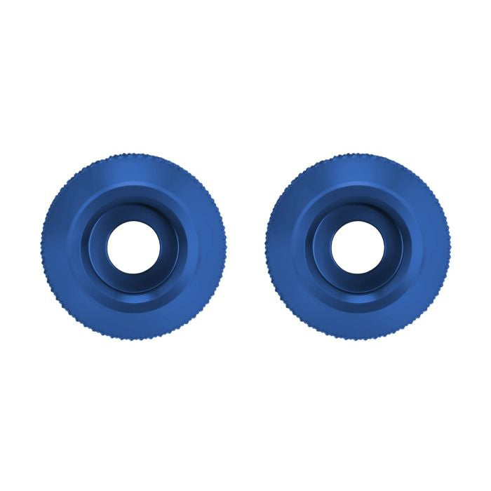 Blue Anodized Knurled T-6061 Sliders for HOGWORKZ® Performance Engine Guards