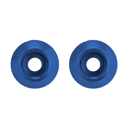 Blue Anodized Knurled T-6061 Sliders for HOGWORKZ® Performance Engine Guards