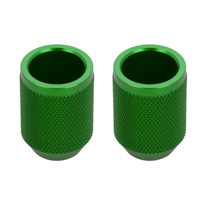 Green Anodized Knurled T-6061 Sliders for HOGWORKZ® Performance Engine Guards