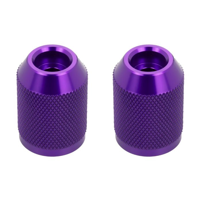 Purple Anodized Knurled T-6061 Sliders for HOGWORKZ® Performance Engine Guards