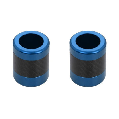 Blue Anodized Carbon Fiber T-6061 Sliders for HOGWORKZ® Performance Engine Guards