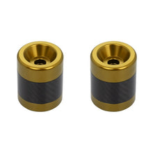 Gold Anodized Carbon Fiber T-6061 Sliders for HOGWORKZ® Performance Engine Guards