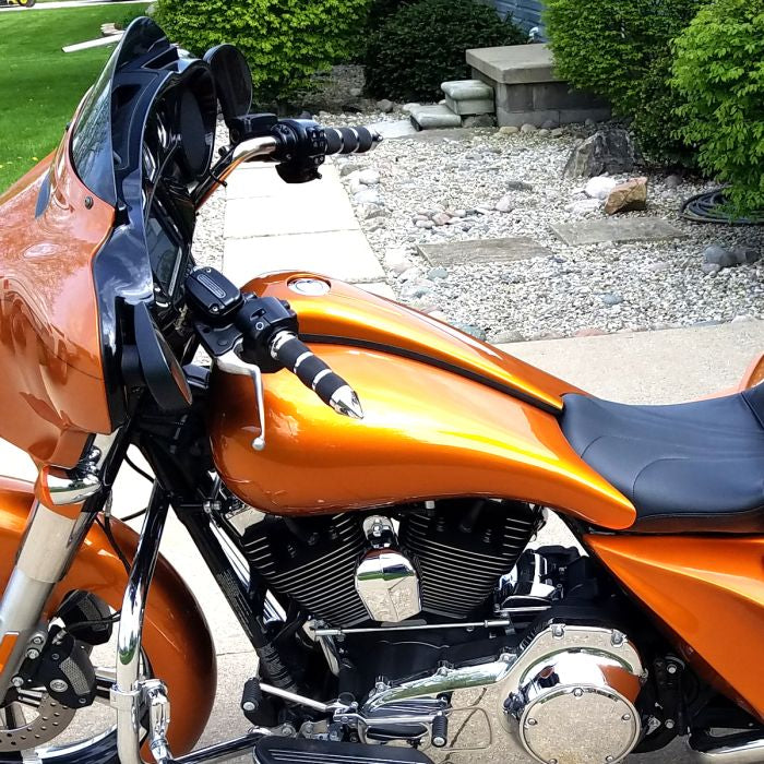 Harley-Davidson Touring Stretched Gas Tank Paul Yaffe Style from hogworkz