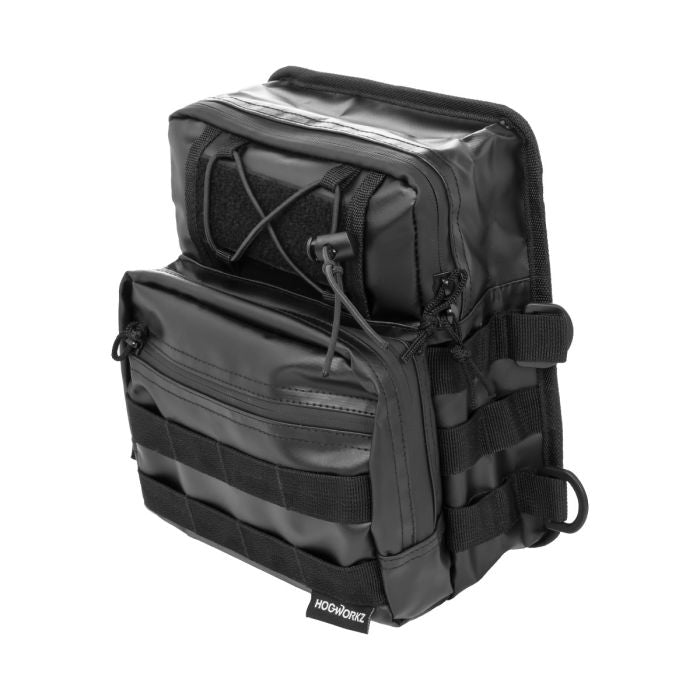 HOGWORKZ® Ballistic Molle Bar Bag for Harley® Motorcycles side