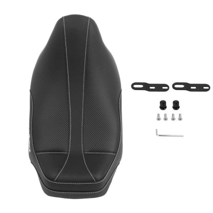 Carbon Weave Alpha Solo Seat for Harley® Touring from HOGWORKZ kit