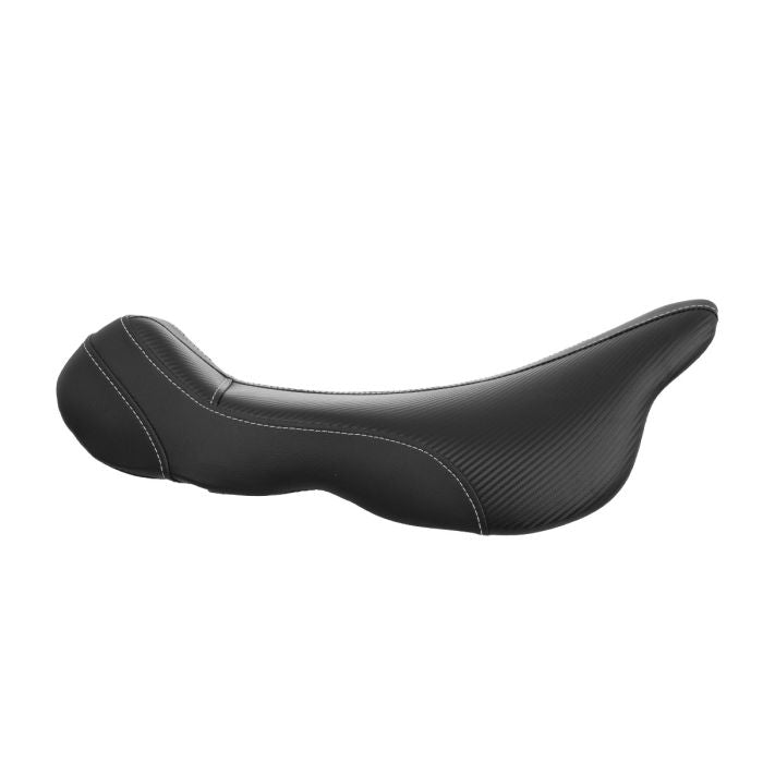 Carbon Weave Alpha Solo Seat for Harley® Touring from HOGWORKZ left side