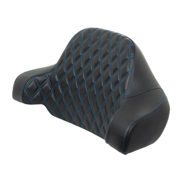 HOGWORKZ® Blue Stitched Chopped Tour Pack Backrest Pad