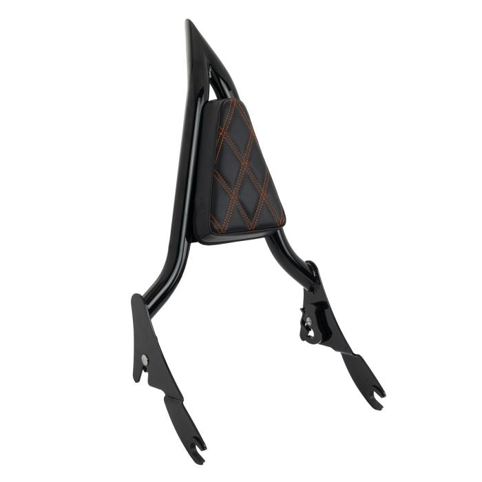 Havoc Sissy Bar Backrest Pad (Various Stitching Colors) on sissy bar angle