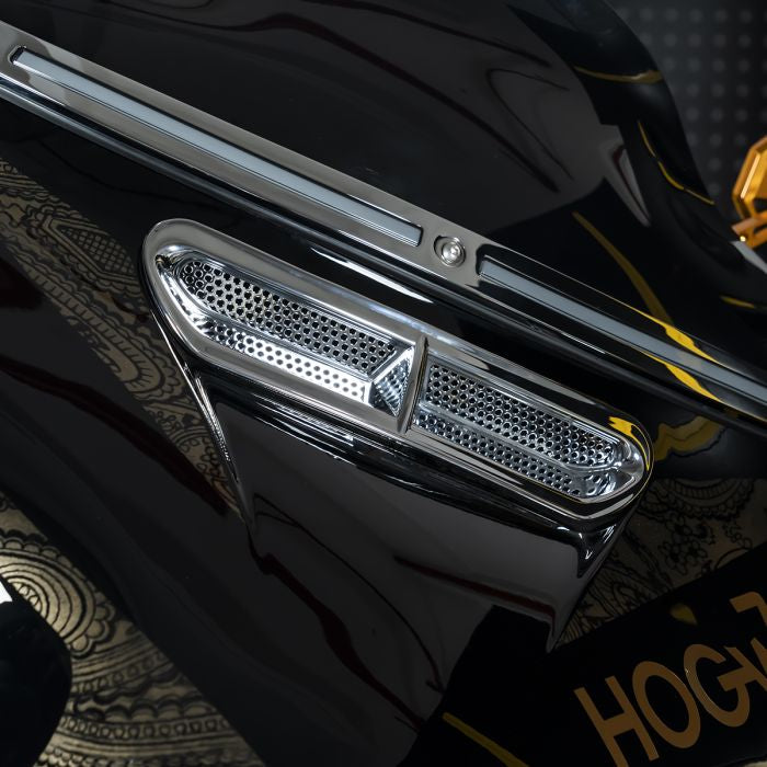 Chrome Outer Fairing Vent Mesh Accent Trim for Harley® Touring from HOGWORKZ