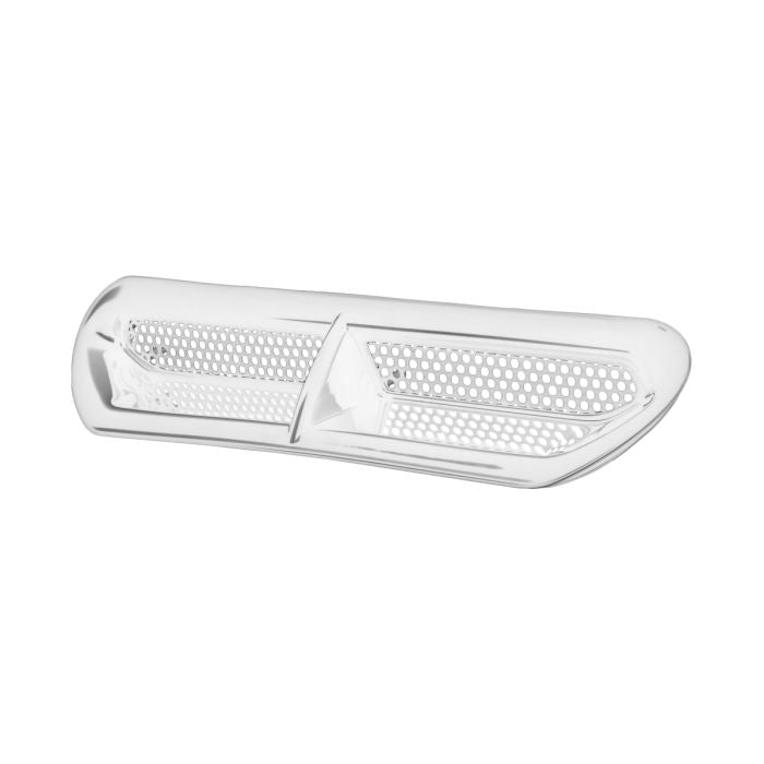 Chrome Outer Fairing Vent Mesh Accent Trim for Harley® Touring from HOGWORKZ angle